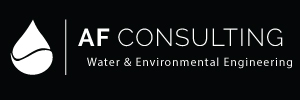 AF Consulting Logo design black