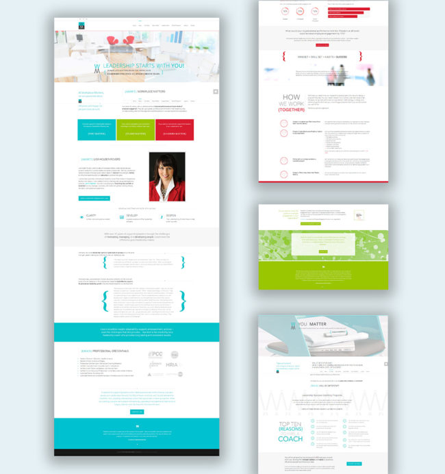 Workplace Matters website design, graphic design, web development, wordpress