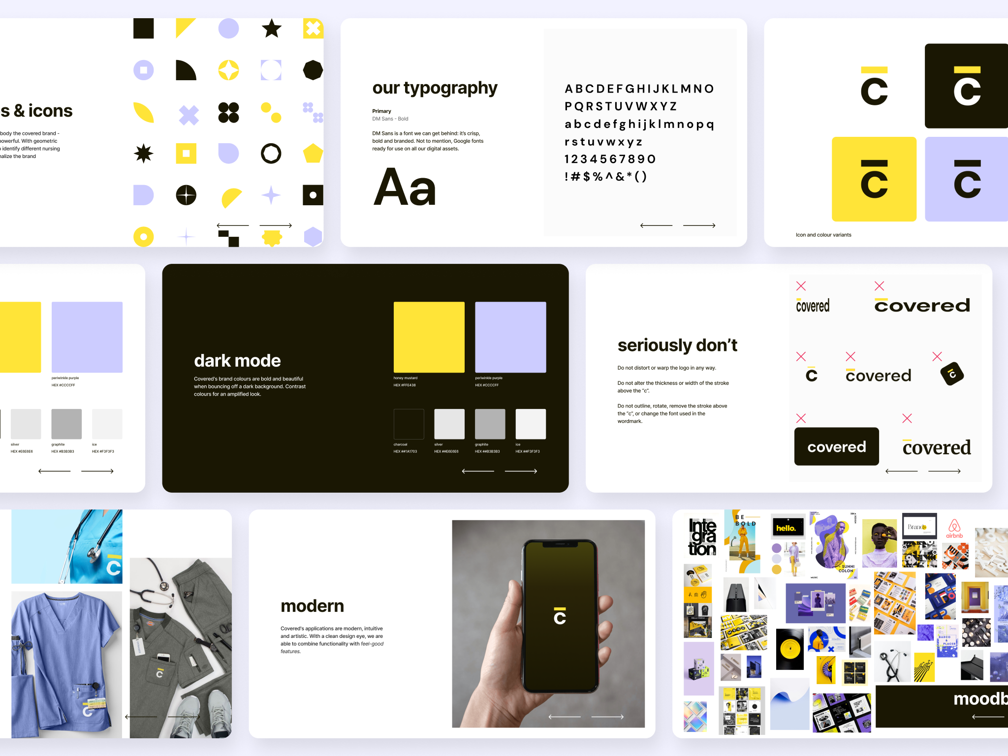 Brand guidelines design