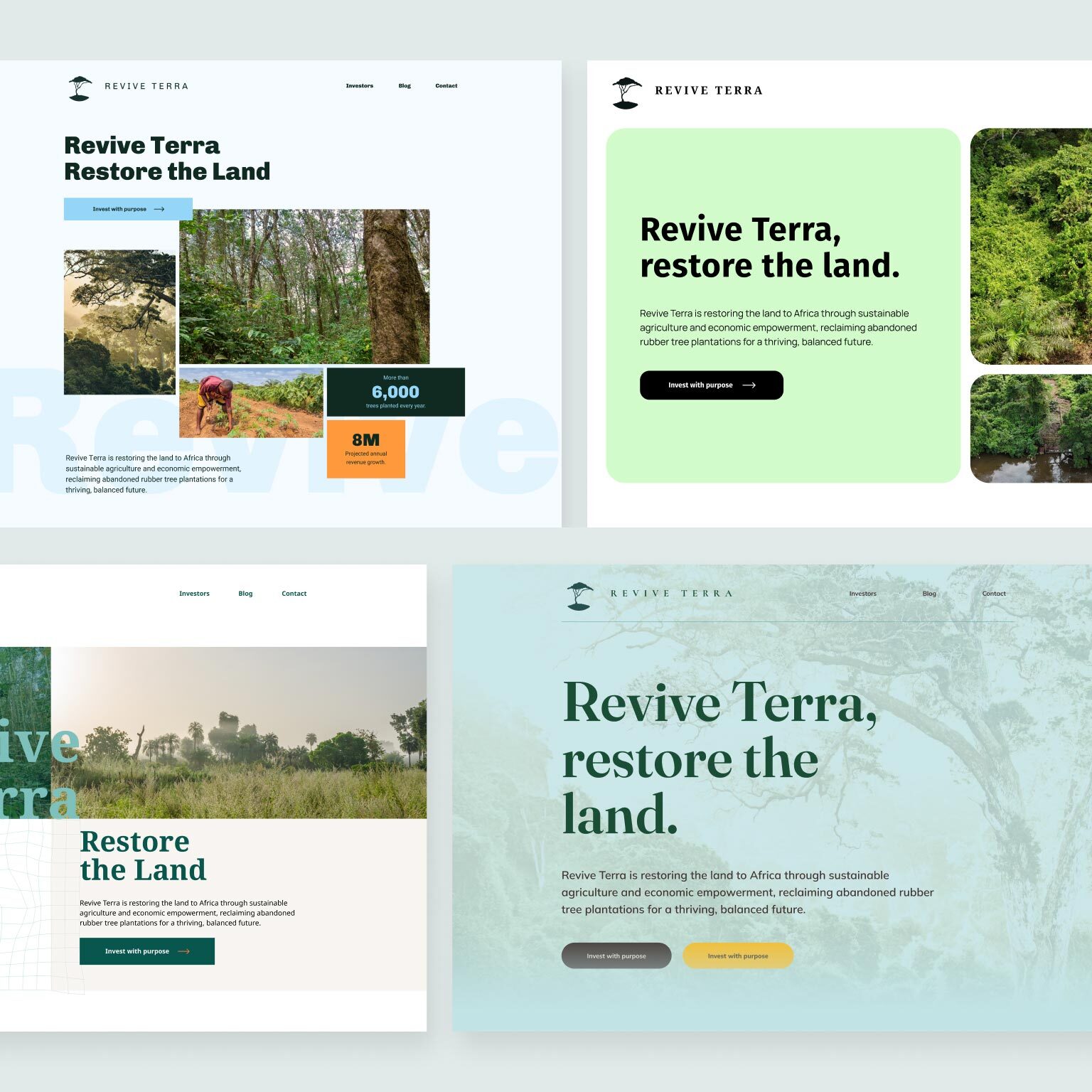 Revive-Terra Website-Design - Cover