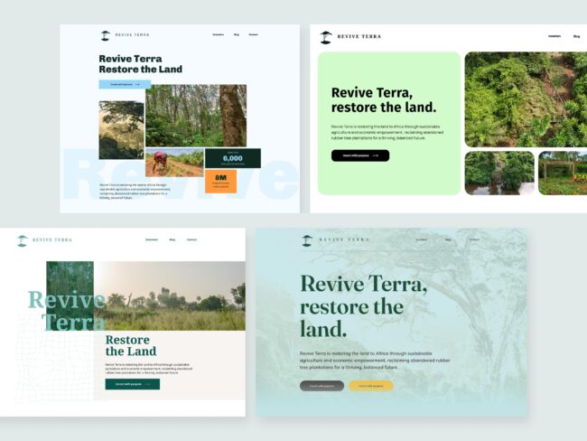 Revive-Terra Website-Design - Cover